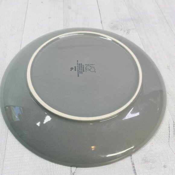 Project 62 Target AVESTA Gray Stoneware Smooth Coupe 10" Dinner Plates Set of 4 - Picture 3 of 16